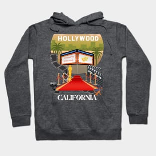 Hollywood,California Hoodie